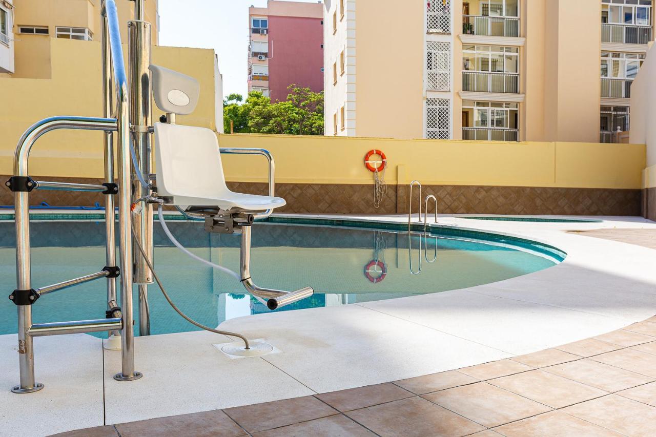 Ver7 - Estudio, Wifi, Fire Stick Amazon, Terraza, Vistas Al Mar, Piscina Torremolinos Bagian luar foto